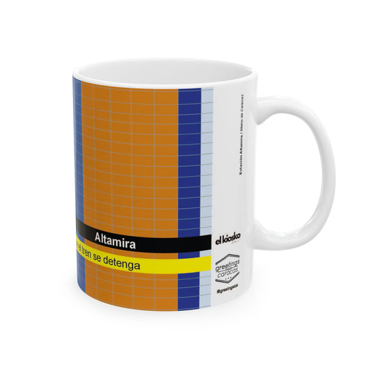 Taza de Cerámica Premium Estaciónes Metro de Caracas
