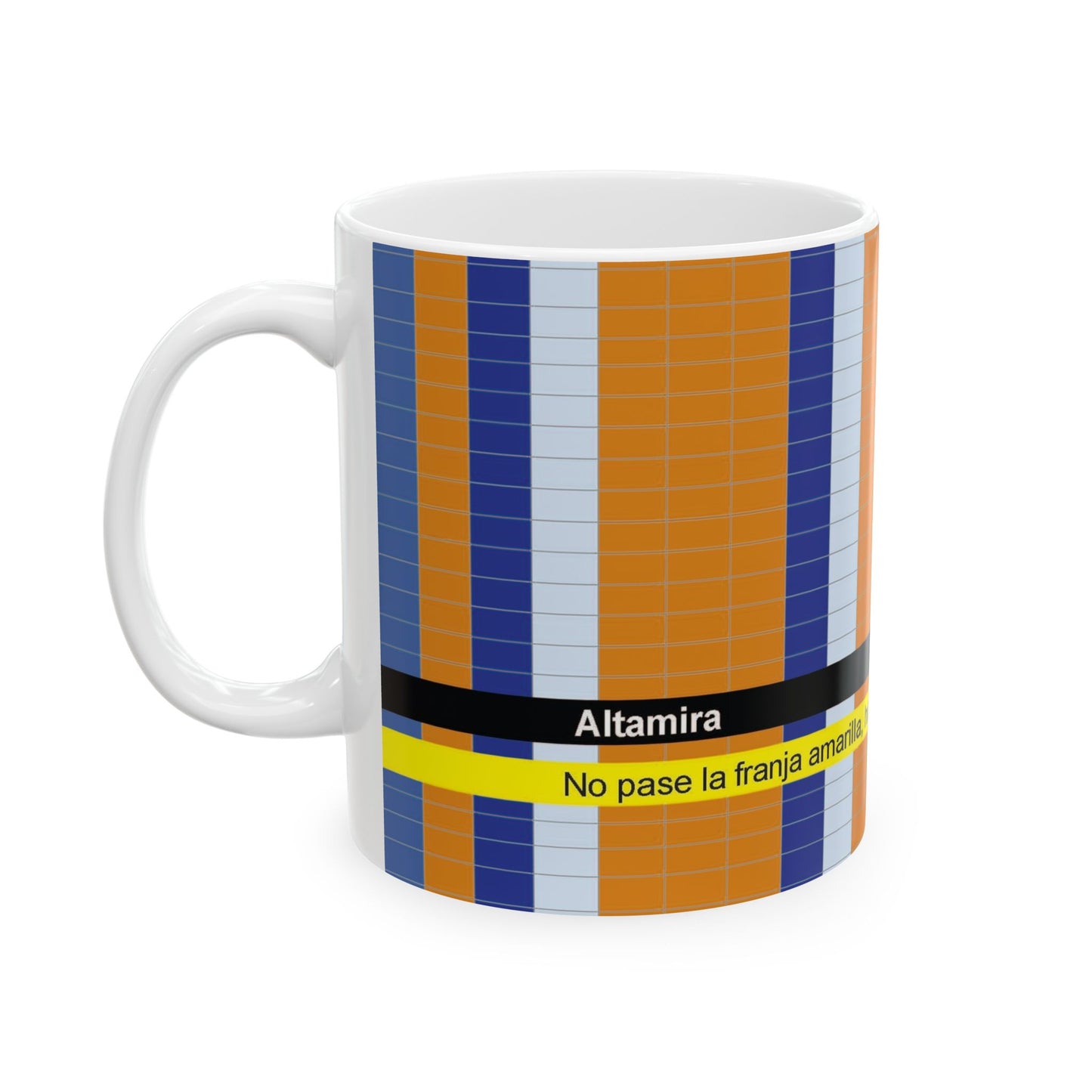 Taza de Cerámica Premium Estaciónes Metro de Caracas