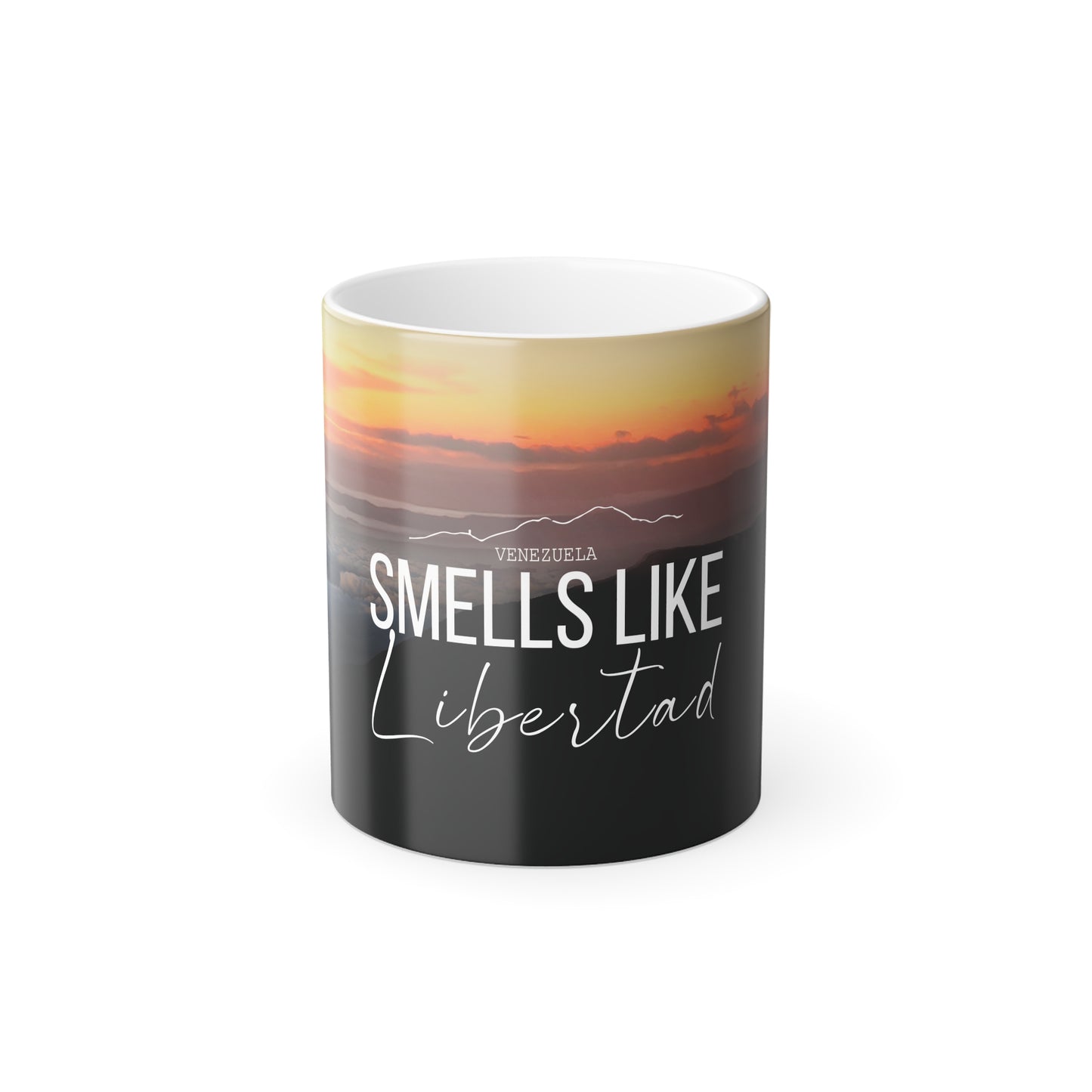 Taza Mágica Venezuela Amanece – Edición Smells Like Libertad