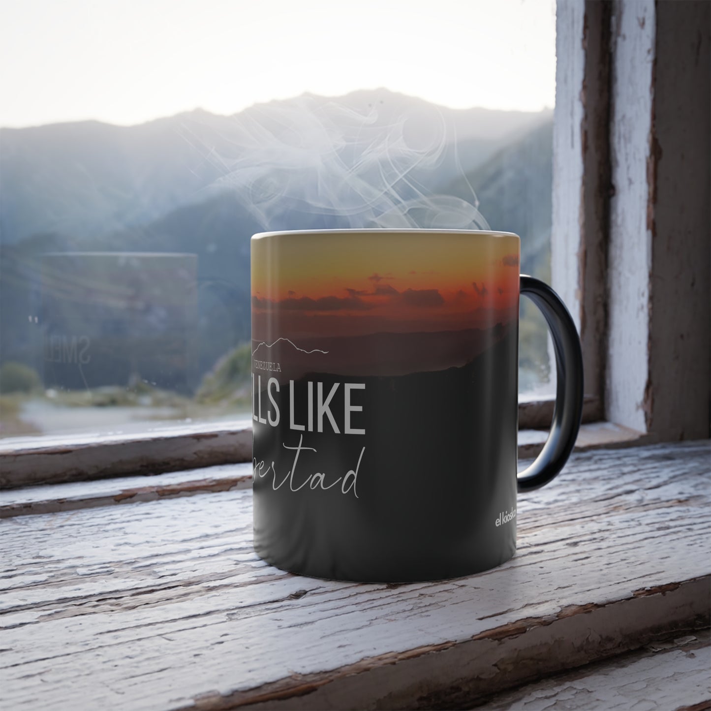 Taza Mágica Venezuela Amanece – Edición Smells Like Libertad