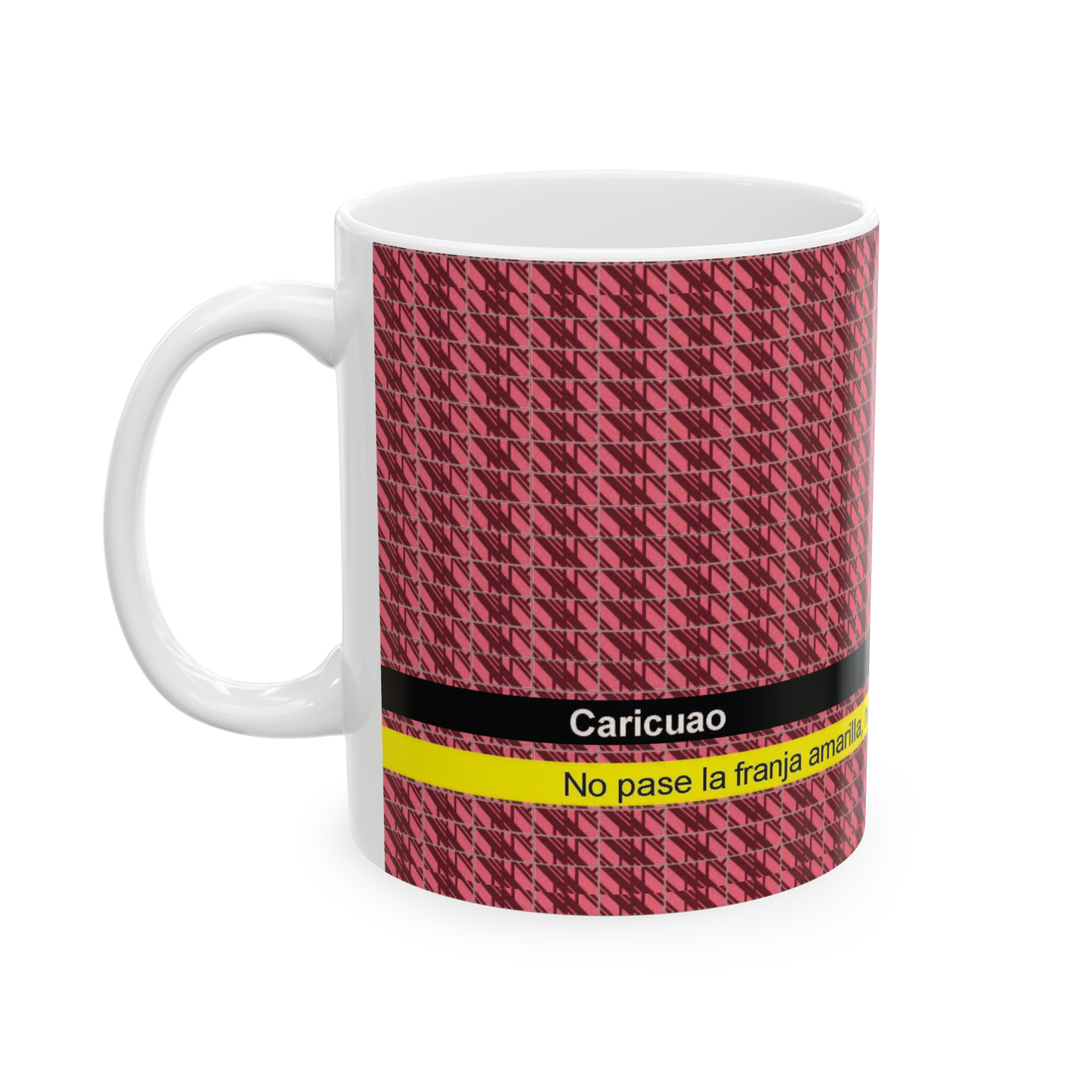Taza de Cerámica Premium Estaciónes Metro de Caracas