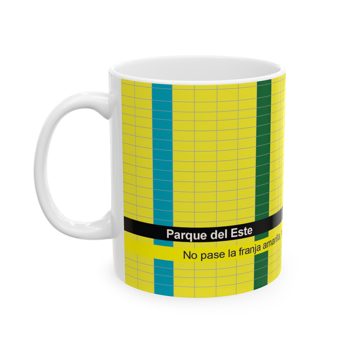 Taza de Cerámica Premium Estaciónes Metro de Caracas